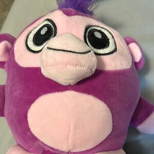 Purple and Pink Plush Monkey Toy